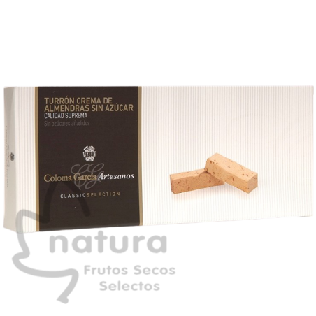 Turrón Crema de Almendras Sin Azúcar