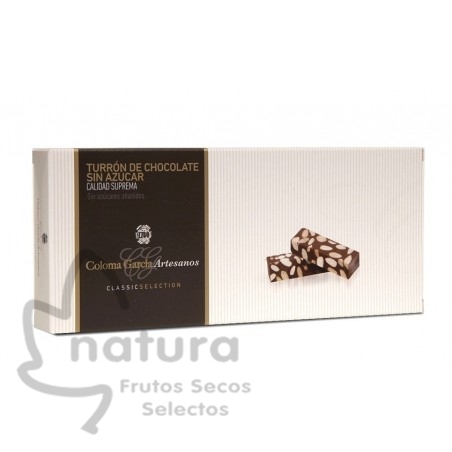 Turrón de Chocolate Sin Azúcar